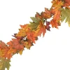 Discount Christmas Forever FALL GARLAND 72″ MAPLE LEAF ORANGE/MULTI