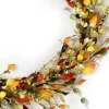 Christmas Forever FALL GARLAND MIXED LEAF W/ MINI CLUSTER BERRIES71″ ORANGE/MULTI
