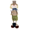 Clearance Christmas Forever FALL SCARECROW 19″ HUSK & BURLAP W/ SHOVEL BROWN/MULTI