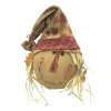 Hot Christmas Forever FALL SCARECROW HEAD HUSK HANGING GIRL 12.5″ ORANGE/MULTI