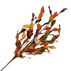 New Christmas Forever FALL SPRAY LEAF W/ MINI PUMPKINS & BERRIES 31.5″ ORANGE/MULTI
