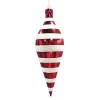 Clearance Christmas Forever FINIAL 12” STRIPES RED/WHITE