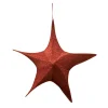Christmas Forever FOLDING SHIMMER STAR 43″ RED