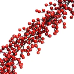 Discount Christmas Forever GARLAND BERRY 72″ RED BERRY