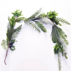Online Christmas Forever GARLAND PINE 60″ MIXED NEEDLE PINE W/ GREEN LEAVES