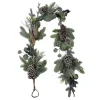 New Christmas Forever GARLAND PINE 72″ MIXED PINE W /WHITE WASHED PINE CONES & BLUE BERRY