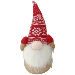 Best Christmas Forever GNOME PLUSH 9” RED HAT W/ SNOWFLAKES AND HANDS