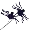 Christmas Forever HALLOWEEN SPRAY 2xSPIDER 25″ BLACK/PURPLE