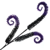 Best Christmas Forever HALLOWEEN SPRAY 3xSWIRL 28″ BLACK/PURPLE GLITTER