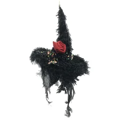 New Christmas Forever HALLOWEEN WITCH HAT 8.5″ BLACK/MULTI