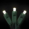 Christmas Forever LIGHT LED I/D CONICAL 50L WARM WHITE 17′ BULK GREEN WIRE
