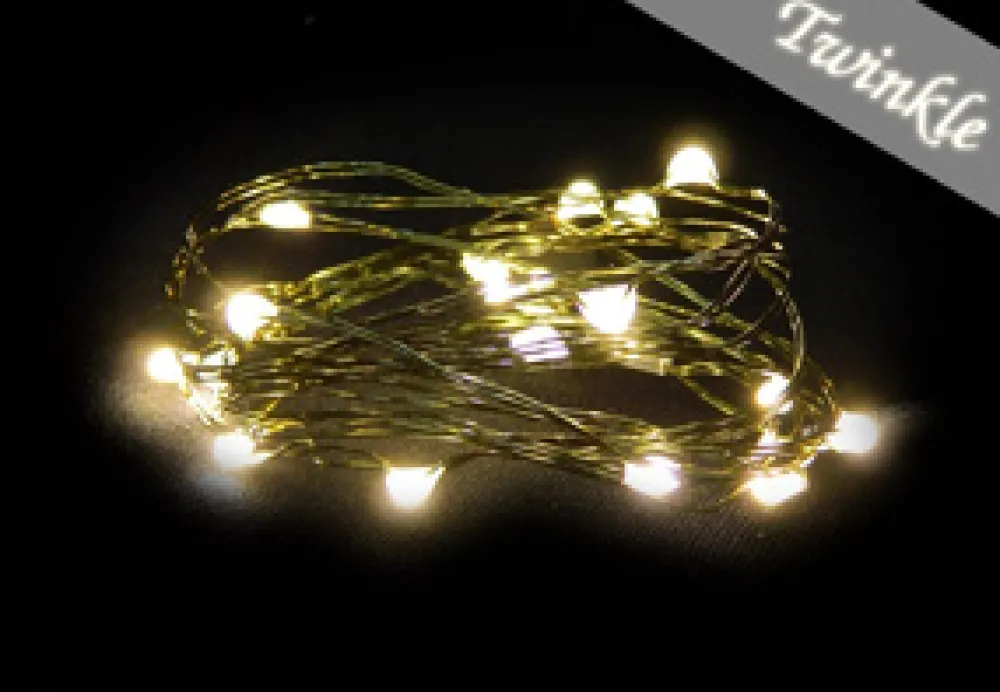 New Christmas Forever LIGHT LED I/D MICRO DOT 18L 6FT B/O TWK. WARM WHITE W/TIMER