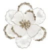 Best Christmas Forever MAGNOLIA HEAD WHITE 8.5″ VELVET W/ G0LD GLITR. & SEQUIN W/ CLIP