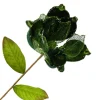 Best Christmas Forever MAGNOLIA STEM GREEN 7″ HEAD METALLIC W/GLITTER TRIM