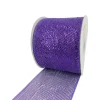 Discount Christmas Forever MESH RIBBON 4″ X 25 YDS PURPLE FULL SPARKLE