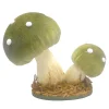 Christmas Forever MUSHROOM TABLE DECOR 4″ GREEN/NATURAL