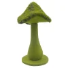 Best Christmas Forever MUSHROOM TABLE DECOR 12.5″ MOSS GREEN