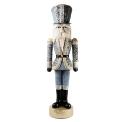 Discount Christmas Forever NUTCRACKER 60″ REGAL BLUE FABRIC W/ INTRICATE EMBROIDERY
