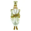 Outlet Christmas Forever NUTCRACKER STANDING IVORY/GOLD 24″
