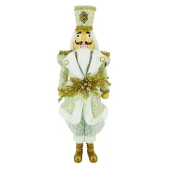 Outlet Christmas Forever NUTCRACKER STANDING IVORY/GOLD 24″