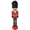 Clearance Christmas Forever NUTCRACKER WOODEN STANDING 15″ LONDON SOLDIER FUR HAT