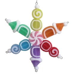 Online Christmas Forever ORN CANDY SNOWFLAKE 6″ MULTI