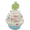Discount Christmas Forever ORN CANDY SPRINKLE CUPCAKE 3.9″ BLUE CLAY DOUGH