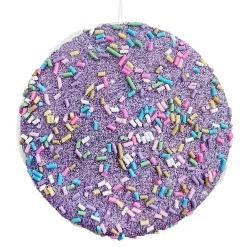 Hot Christmas Forever ORN CANDY SPRINKLE MACAROON 3.5″ PURPLE