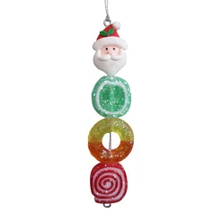 Sale Christmas Forever ORN CANDY STICK W/SANTA 6″ MULTI
