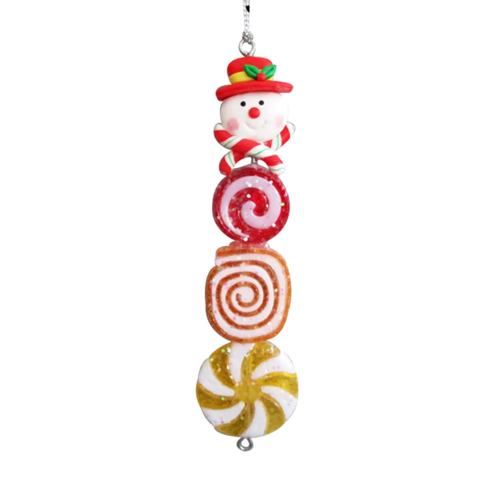 Outlet Christmas Forever ORN CANDY STICK W/SNOWMAN 5″ MULTI