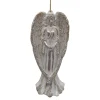 Best Christmas Forever ORN CHAMPAGNE/ WHITE ANGEL 5″ W/GLITTER
