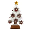 Sale Christmas Forever ORN DSP WOODEN SNOWFLAKE SANTA/SNOWMAN 4.5″ W/TREE DISPLAY 6 ASSTD.