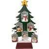 Clearance Christmas Forever ORN DSP WOODEN SNOWMAN TAGS 5.3″ W/DISPLAY 6/S