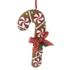 Christmas Forever ORN GINGERBREAD CANDY CANE 4.9″ CLAY DOUGH