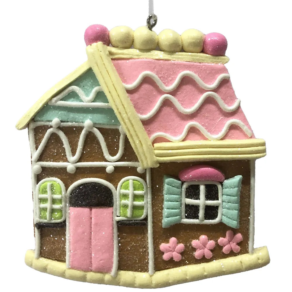 Clearance Christmas Forever ORN GINGERBREAD HOUSE 3.9″ CLAY DOUGH