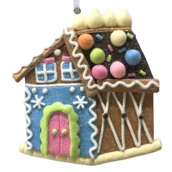 Discount Christmas Forever ORN GINGERBREAD HOUSE 3.9″ CLAY DOUGH