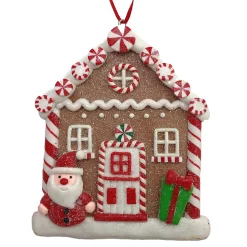 New Christmas Forever ORN GINGERBREAD HOUSE 4.5″ CLAY DOUGH