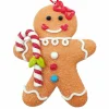 Christmas Forever ORN GINGERBREAD MAN 4″X3″ W/ CANDY CANE