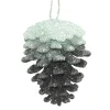 Best Christmas Forever ORN MINT/DK FOREST GRN PINE CONE 2.75″ 3-D W/ GLTR.