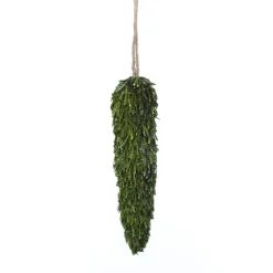 Clearance Christmas Forever ORN NAT. CONE 8″ MOSS GREEN W/ GLTR