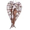 Christmas Forever ORN WINTER WOODEN SNOWSHOES 7.5″ WHITE WASHED