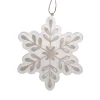 Hot Christmas Forever ORN WOODEN SNOWFLAKE 6.5″ NATURAL/WHITEWASHED