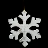 Clearance Christmas Forever ORN WOODEN SNOWFLAKE 6″ WHITE WASHED