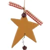 Outlet Christmas Forever ORN WOODEN STAR 4″ BROWN