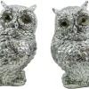 Hot Christmas Forever OWL 3″ PEWTER 2/S