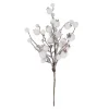 Sale Christmas Forever PICK BERRY 12″ WHITE SNOW BERRY W/ SNOW FROSTING