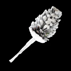 Discount Christmas Forever PICK PINE CONE 13″ NATURAL FLOCKED ARTIFICIAL CONE