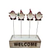Discount Christmas Forever PICK WOODEN SANTA 4 STYLES 12″ WITH DISPLAY BOX
