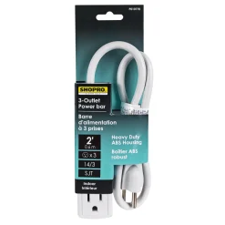 Clearance Christmas Forever POWER BAR 3 OUTLET 125V/1625W/13A 2FT CORD