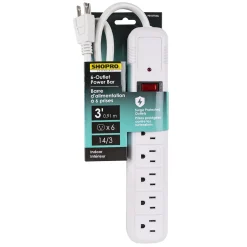 Sale Christmas Forever POWER BAR 6-OUTLET W/ SURGE ABS